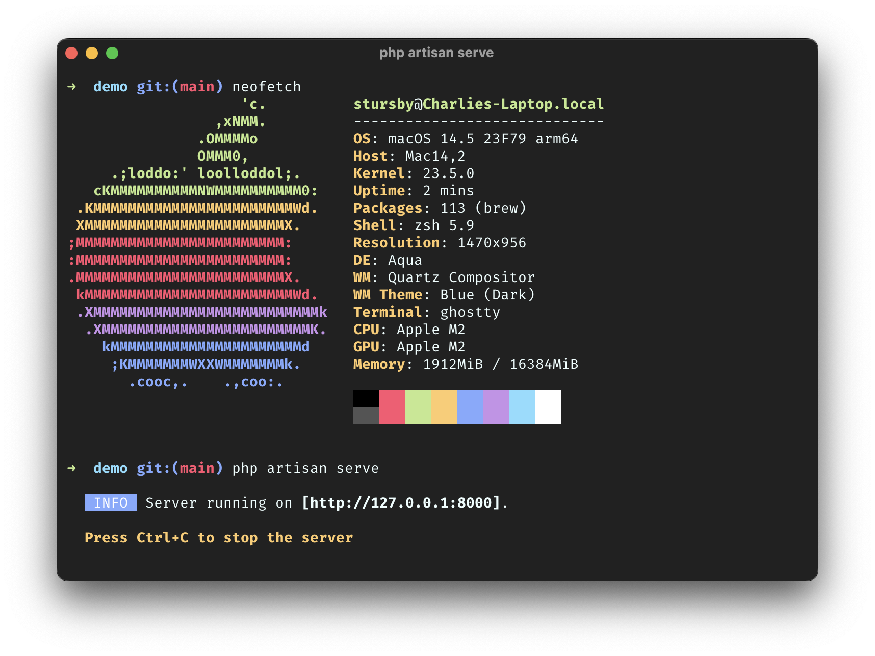 ghostty config image